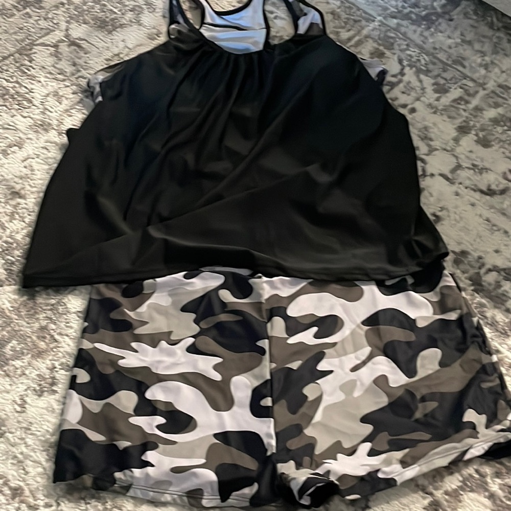 Tankini Camo two piece